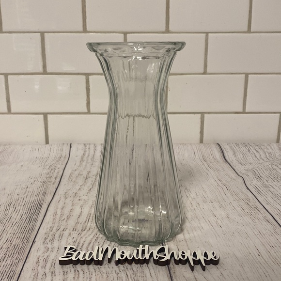 1800Flowers Accents Vintage Inspired Class Fluted Florist Vase